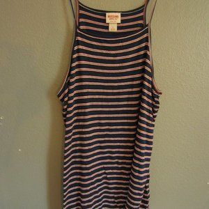 Women's Mossimo Striped Tank Top - Red White Blue